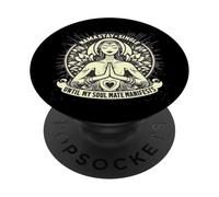 Namastay Single Girl Incontri Fino a quando la mia anima gemella non si manifesta PopSockets PopGrip Adesivo