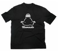 Namaste Bradipo T-Shirt Yoga Shakti Om Pilates Meditazione Inala Espira