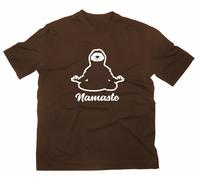 Namaste Bradipo T-Shirt Yoga Shakti Om Pilates Meditazione Inala Espira