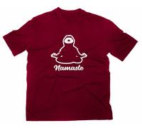 Namaste Bradipo T-Shirt Yoga Shakti Om Pilates Meditazione Inala Espira