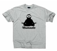 Namaste Bradipo T-Shirt Yoga Shakti Om Pilates Meditazione Inala Espira
