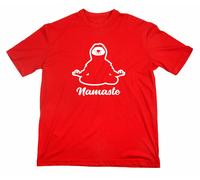 Namaste Bradipo T-Shirt Yoga Shakti Om Pilates Meditazione Inala Espira