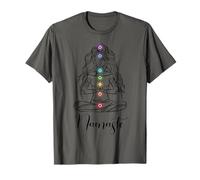 Namaste Chakra Meditazione Yogi Mudra Lotus Gift Yoga Maglietta