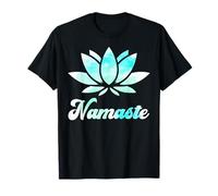 Namaste, fiore di loto, yoga, meditazione, yoga, posa spirituale, Zen Maglietta