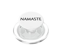 NAMASTE LA PAROLA NAMASTE SU UN TEE PopSockets PopGrip per MagSafe