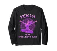 Namaste - Laughter Yoga is My Happy Hour Maglia a Manica