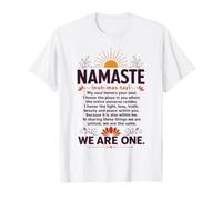 Namaste My Soul onora la Meditazione Yoga dell'anima Maglietta