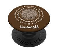 NAMASTE SIAMO UNA Meditazione Yoga Detti PopSockets PopGrip Adesivo