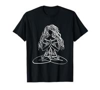 Namaste Spirit Girl Meditazione Chakra Meditazione Maglietta