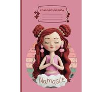Namaste Sunset: Beautiful Yoga Girl Notebook 6x9-inch, 110-page