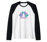 Namaste Yoga in Armonia con Te Stesso Maglia con Maniche Raglan