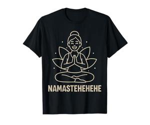 Namastehehehe Yoga della risata Maglietta