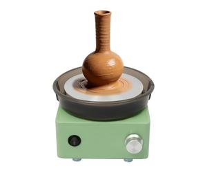 NaMaSyo Mini disco per ceramiche elettrico, tavolo girevole professionale per studio, set di ceramiche, velocità regolabile, set in ceramica, macchina fai da te per principianti