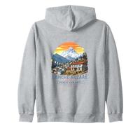 Namche Bazaar, Nepal, Everest View Hotel, Mountain Trek Felpa con Cappuccio