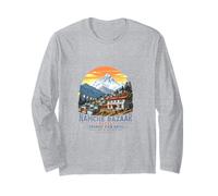 Namche Bazaar, Nepal, Everest View Hotel, Mountain Trek Maglia a Manica
