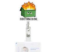 Name Badge Clips Retrattable - Cartoon Nursing Card Reel, Carino ID Holder Clasp | Durable Pull Cord Reel, Fire Bin Animal Design Badge Clip For Nurse Care, Medical Assistant, Office Hospital