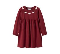 NAME IT Abito 'NMFRisse' rosso scuro / bianco Bambini - Bimba - Bambina (taglie 92-140) - Abbigliamento - Abiti e gonne - Abiti NAME IT 122