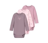 Name it baby Body da Donna Barely Pink Nbfbody 3P LS Bow Noos, Numeric_68 (Confezione da 3), Barely Pink, Numeric_68