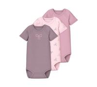 NAME IT Barely Pink Nbfbody 3P SS Bow Noos, Numeric_74 (Pacco da 3) Donna