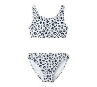 NAME IT Bikini 'NKFZAnimal' blu pastello / albicocca / rosa / nero Bambini NAME IT 110-116