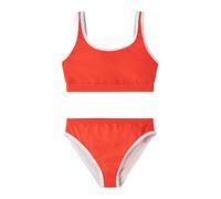 NAME IT Bikini 'NKFZONTRA' arancione / bianco Bambini NAME IT 134-140