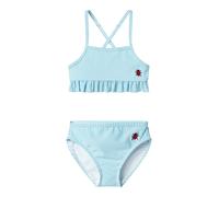 NAME IT Bikini 'NMFZammer' blu cielo / rosso scuro / nero / bianco Bambini NAME IT 98-104