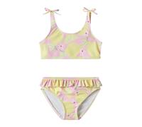 NAME IT Bikini 'NMFZilua' limone / verde chiaro / rosa / bianco Bambini NAME IT 98-104