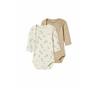 NAME IT Body neonato confezione da 2 NBNBODY beige | 56