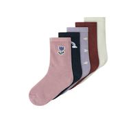 NAME IT Calzino 'NMFVINNI' blu scuro / sambuco / rosa / rosso carminio / bianco naturale Bambini NAME IT 22-24