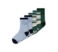 NAME IT Calzino 'NMMSIRIUS' zappiro / blu chiaro / verde / bianco Bambini NAME IT 28-30