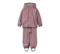 NAME IT Completo funzionale 'DRY10' grigio chiaro / malva Bambini - Bimba - Ragazza (taglie 140-176) - Abbigliamento - Outdoor - Indumenti impermeabili NAME IT 86