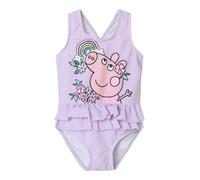 NAME IT Costume intero 'NMFMiri Peppa' giallo pastello / lilla chiaro / rosa / bianco Bambini NAME IT 86-92 giallo pastello / lilla chiaro / rosa / bianco
