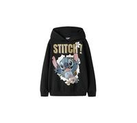 Name It Jynda Stitch Hoodie Nero 7-8 Years Ragazza