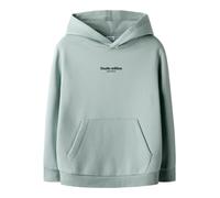 NAME IT Felpa 'NKMBrody' menta / nero Bambini NAME IT 122-128 menta / nero