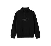 NAME IT Felpa 'NKMBRODY' nero / bianco Bambini NAME IT 116 nero / bianco
