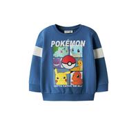 NAME IT Felpa 'NMMJussy Pokemon' blu scuro / verde / rosso / bianco Bambini NAME IT 86