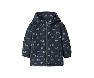 Name It Giacca impermeabile da ragazzo con stampa trattore Name It 122128cm blu