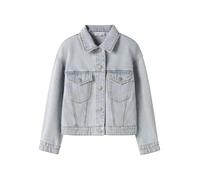 Name it kids Nkfmila DNM Jacket 8510-Za Noos, Denim Sbiancato Blu Chiaro, Numeric_152 Bambine e Ragazze