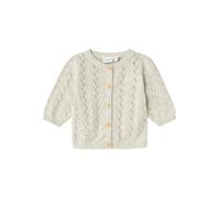 NAME IT NMFBANNI LS Knit Card Noos Maglione Cardigan, Peyote Melange, 68 Bambina