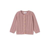 NAME IT NMFBANNI LS Knit Card Noos, Maglione Cardigan Bambina, Deauville Mauve,