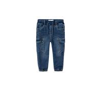 NAME IT NMMBEN Baggy R Cargo Jeans 9770-YT Noos, Jeans Bambino, Dark Blue Denim,