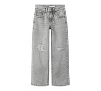 Name it kids Nkfrose HW Wide Jeans 1411-Te Noos, Denim Grigio Chiaro., 164 cm