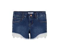 NAME IT Nkfsalli Slim DNM Shorts 5372-ha Noos Pantaloncini, Blu Jeans Scuro, 128 Bambina