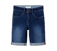 Name It Nkmsofus Dnmtax 2012 Long Shorts Noos Pantaloncini, Blu (Medium Blue Denim Medium Blue Denim), 104 Bambino