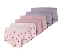 Name it - Kid's Hipster 6-Pack - Mutande 104 fuchsia