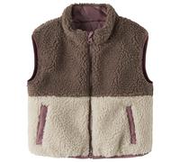 Name it - Kid's Monica Vest - Gilet in pile 92 marrone