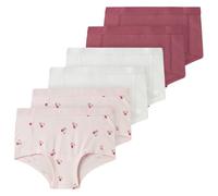 Name it - Kid's NKFHipster AOP 6-Pack - Mutande 110 bianco