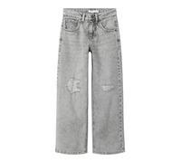 Name it kids Nkfrose HW Wide Jeans 1411-Te Noos, Denim Grigio Chiaro., 164 cm