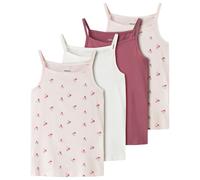 Name it - Kid's NKFStrap Top AOP 4-Pack - Top 116 bianco