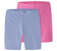 Name it - Kid's NKFVivian Solid Short Legging 2-Pack - Leggings 122/128 lilla